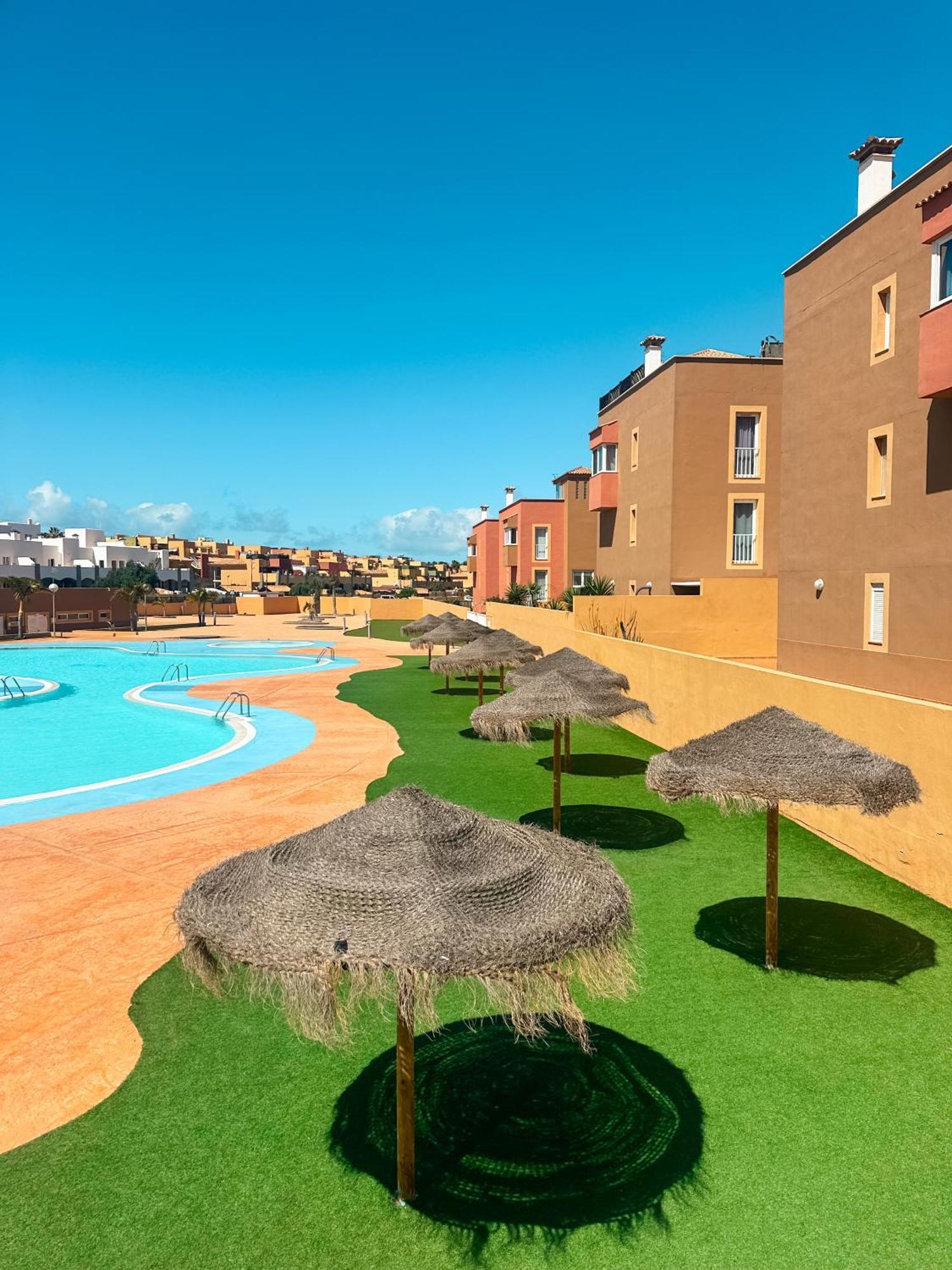 Apartamento Casa Bamboo Corralejo, Espacioso, Piscina Y Parking Exterior foto